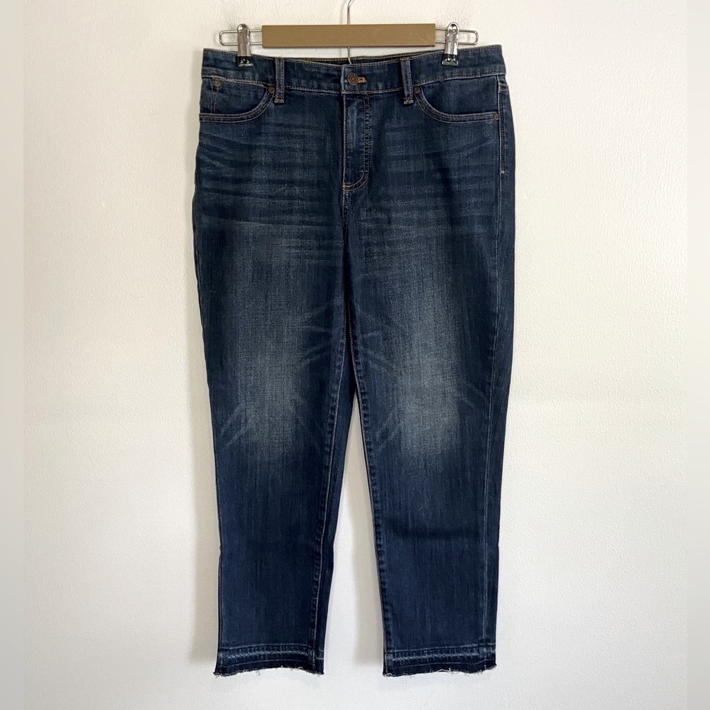 Talbots Flawless Five Pockets Skinny jeans Size 10 Cropped Women's‎ Color Blue
